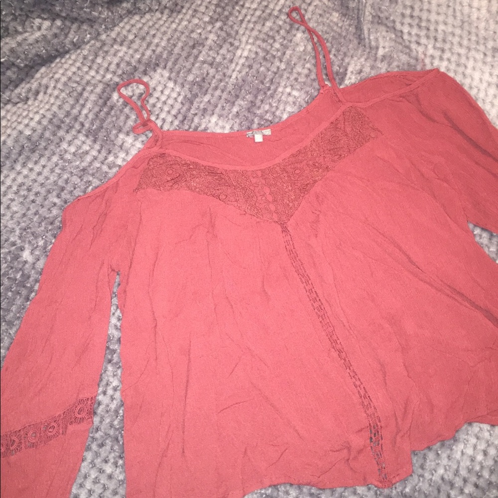 Off the shoulder boho top